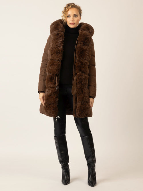 APART Winterjacke mit Reißverschluss für praktischen Schutz an kalten Tagen | braun image 1