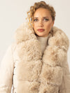 APART Winterjacke mit Reißverschluss für praktischen Schutz an kalten Tagen | beige