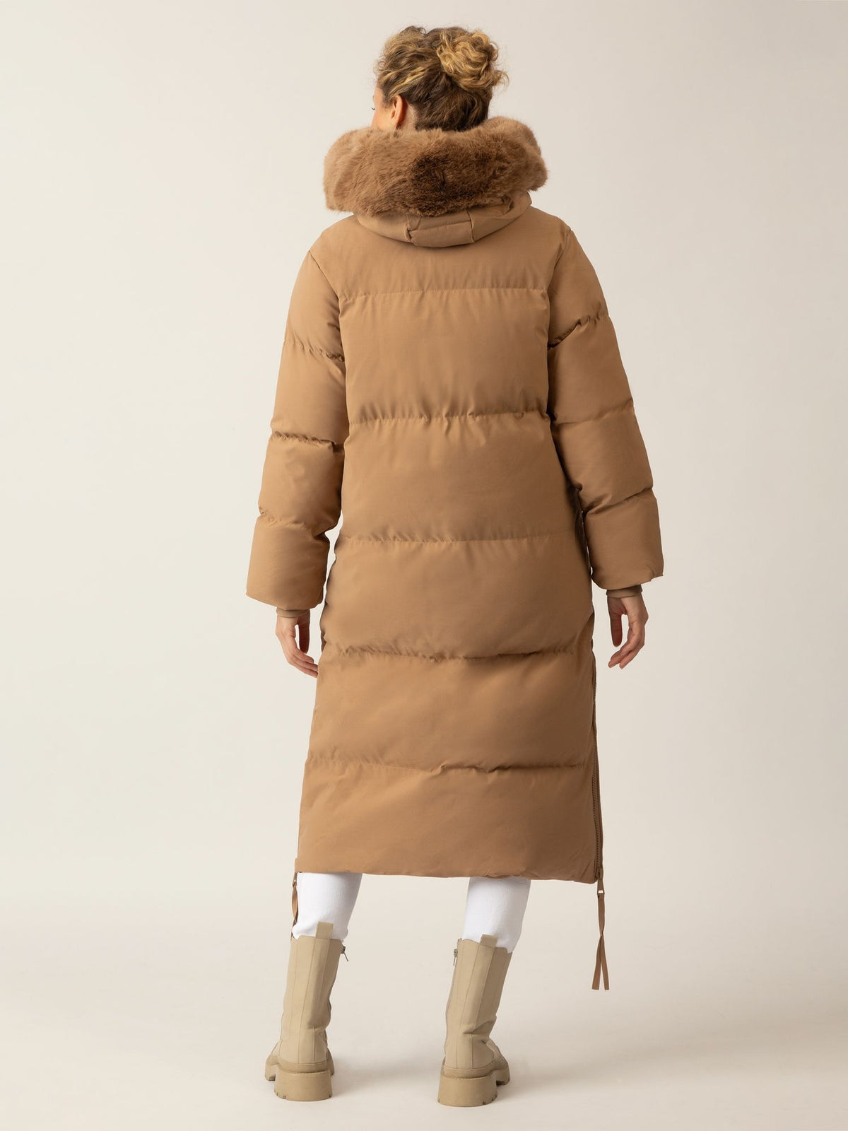 APART Winterjacke mit Reißverschluss für kalte Tage mit Komfort und Stil | camel