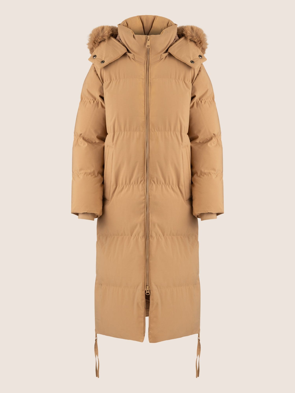 APART Winterjacke mit Reißverschluss für kalte Tage mit Komfort und Stil | camel