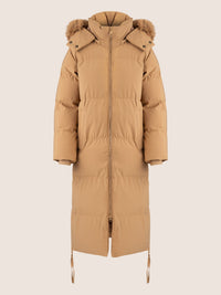 APART Winterjacke mit Reißverschluss für kalte Tage mit Komfort und Stil | camel