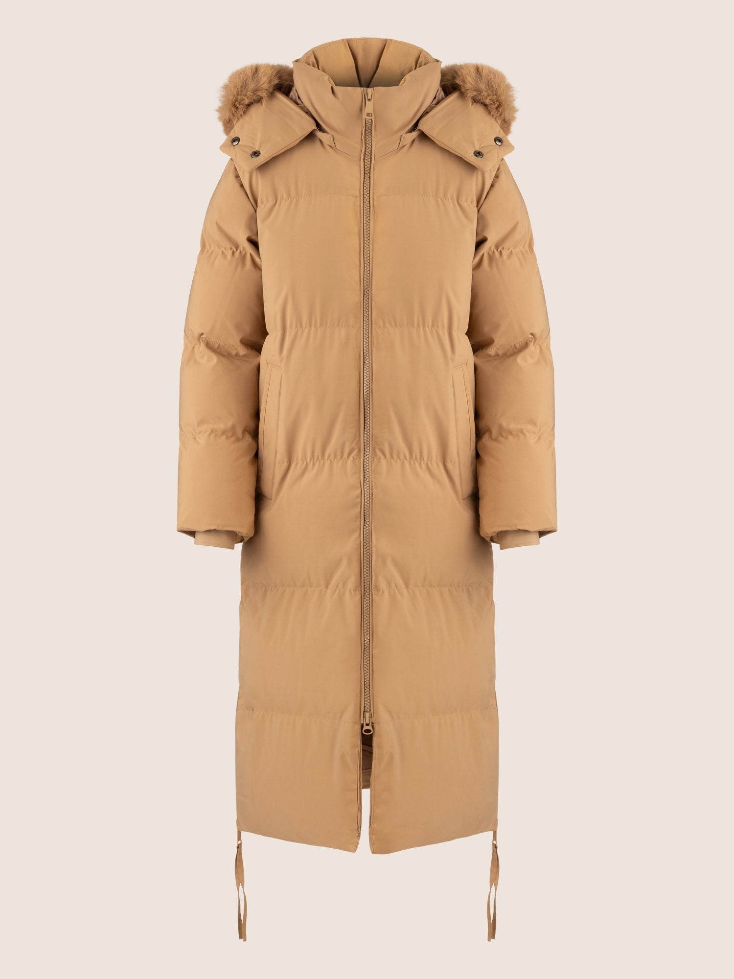 APART Winterjacke mit Reißverschluss für kalte Tage mit Komfort und Stil | camel