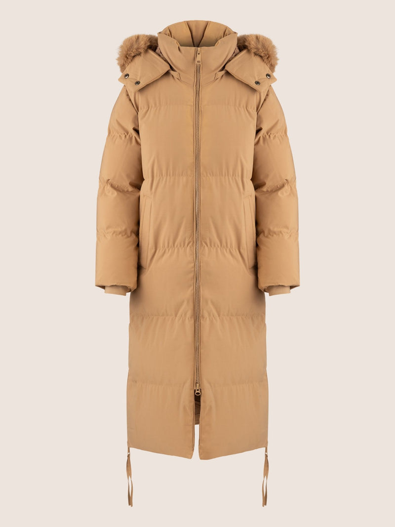 APART Winterjacke mit Reißverschluss für kalte Tage mit Komfort und Stil | camel