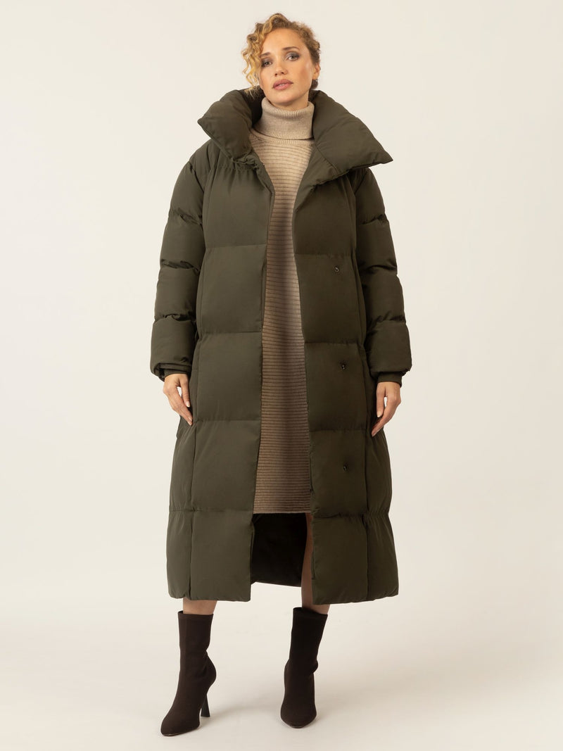 APART Winterjacke mit Reißverschluss für stilvollen Schutz an kühlen Tagen | grün