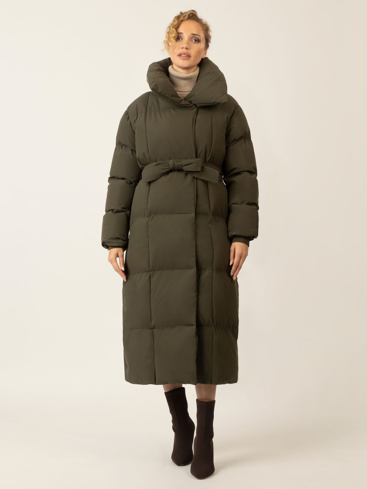 APART Winterjacke mit Reißverschluss für stilvollen Schutz an kühlen Tagen | grün