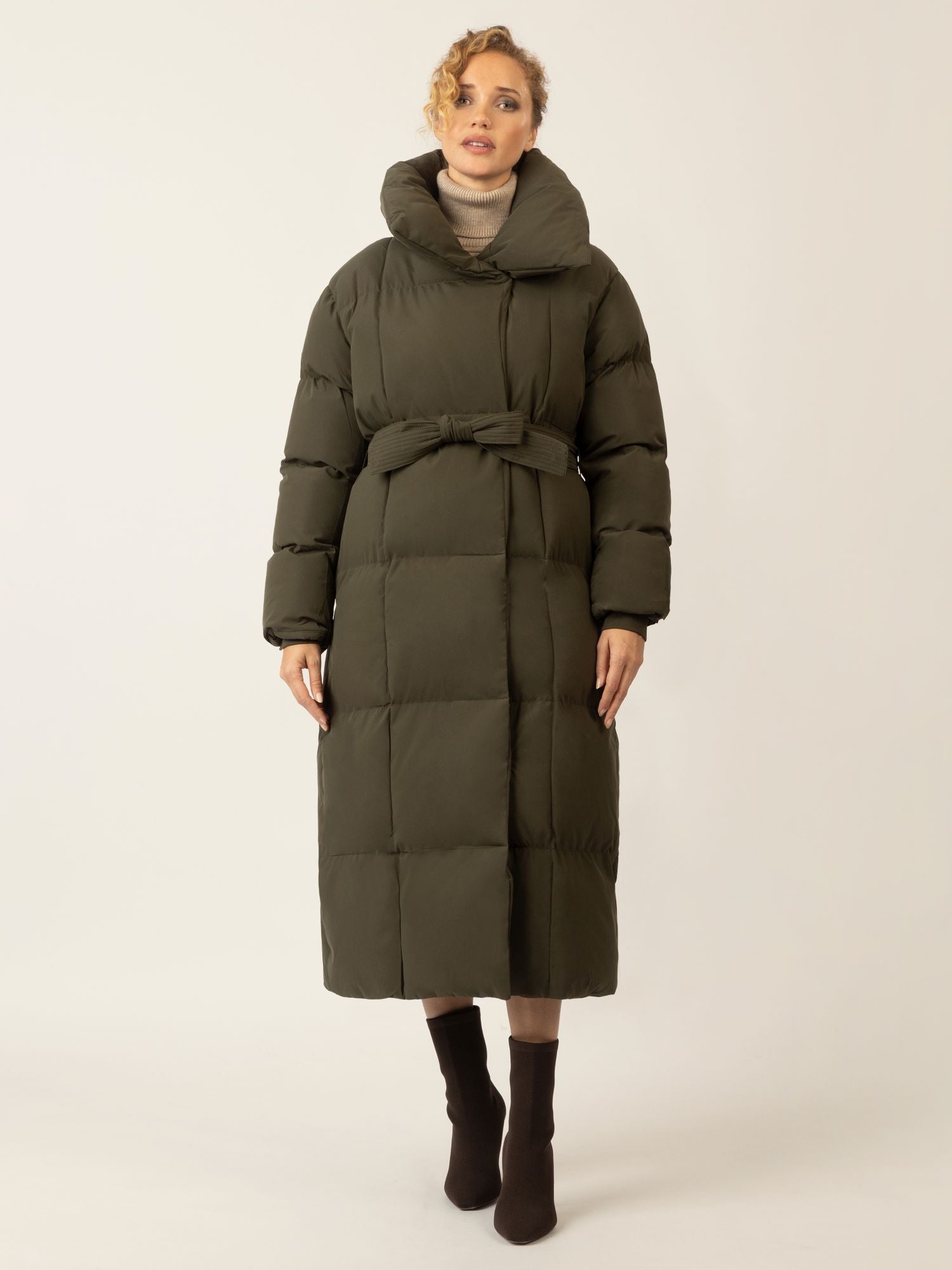 APART Winterjacke mit Reißverschluss für stilvollen Schutz an kühlen Tagen | grün