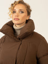 APART Winterjacke mit Reißverschluss für stilvollen Schutz an kühlen Tagen | braun