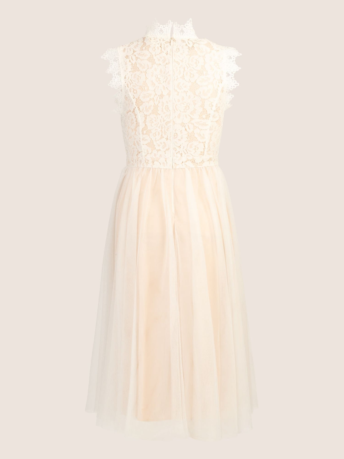APART Kurzes Kleid mit Reißverschluss für eine elegante Passform im Alltag | weiß