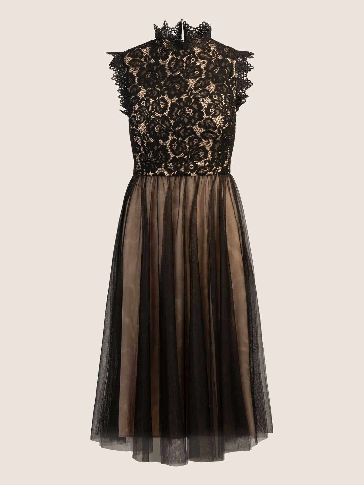 APART Kurzes Kleid mit Reißverschluss für eine elegante Passform im Alltag | schwarz
