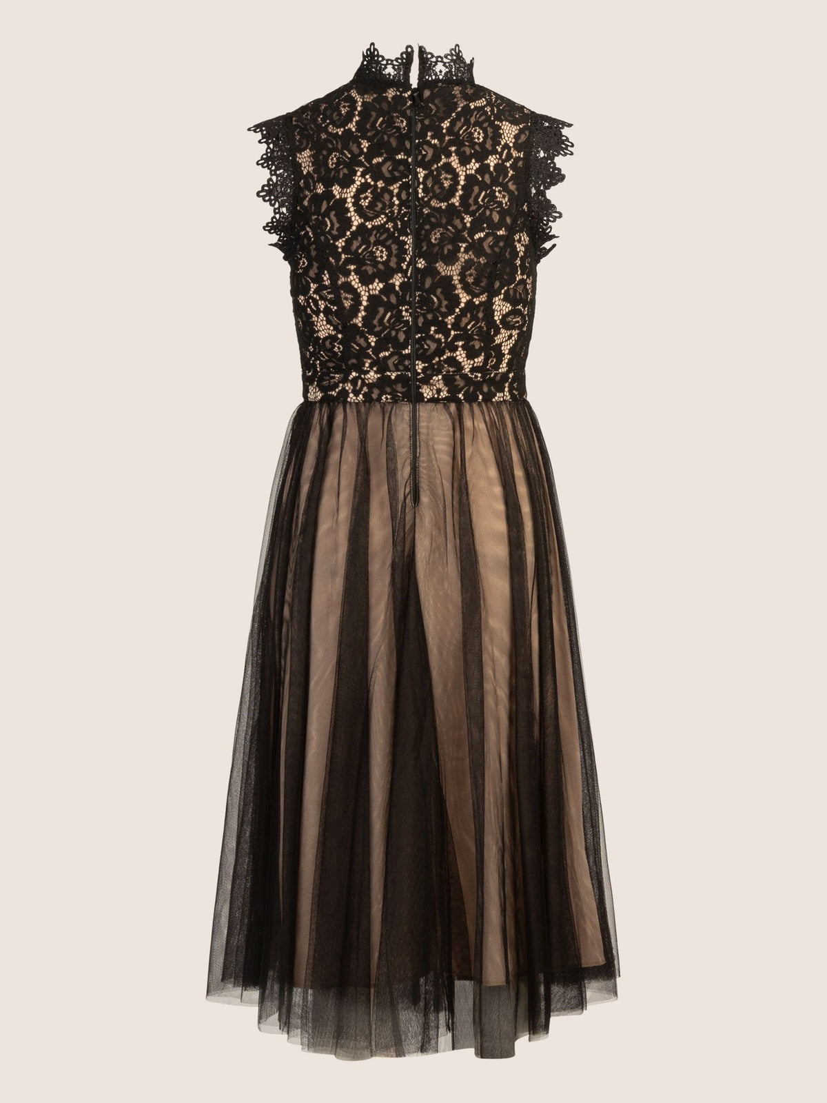 APART Kurzes Kleid mit Reißverschluss für eine elegante Passform im Alltag | schwarz