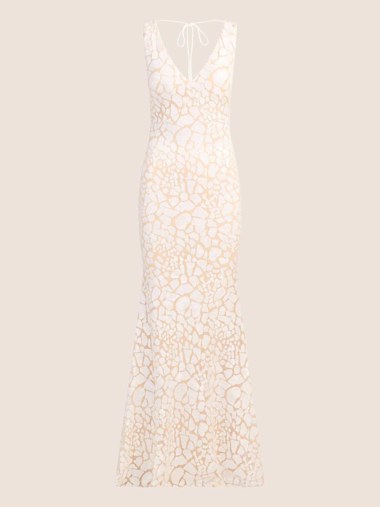 APART Langes Kleid mit Reißverschluss für eine elegante Silhouette im Alltag | weiß