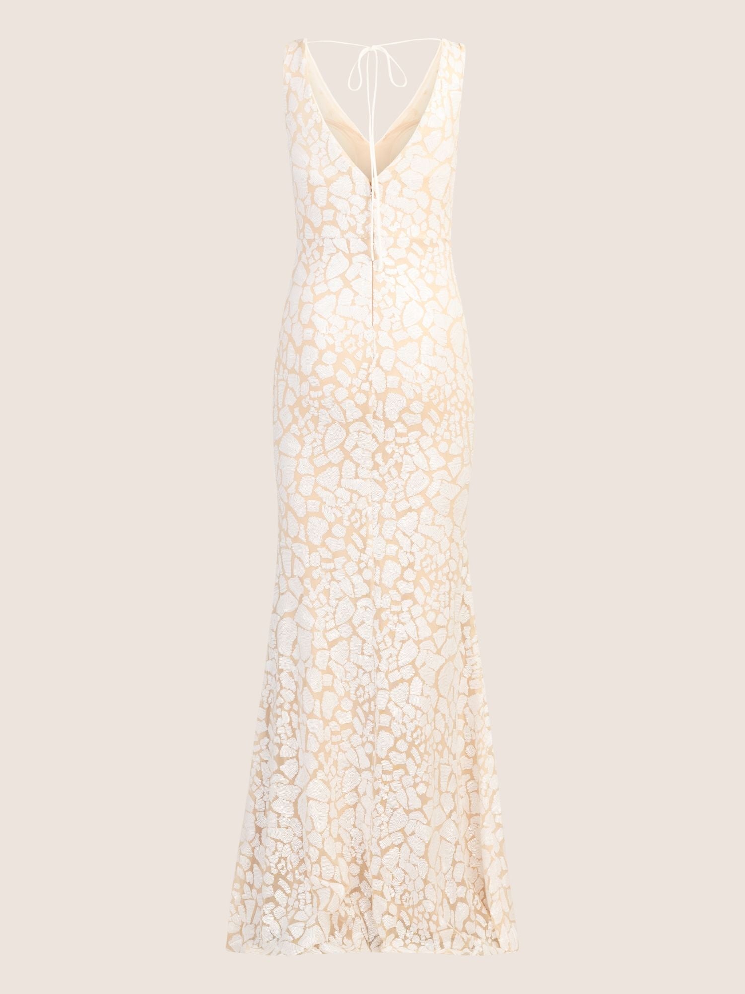 APART Langes Kleid mit Reißverschluss für eine elegante Silhouette im Alltag | weiß