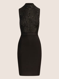 APART Kurzes Kleid mit Reißverschluss für figurnahe und elegante Outfits | schwarz