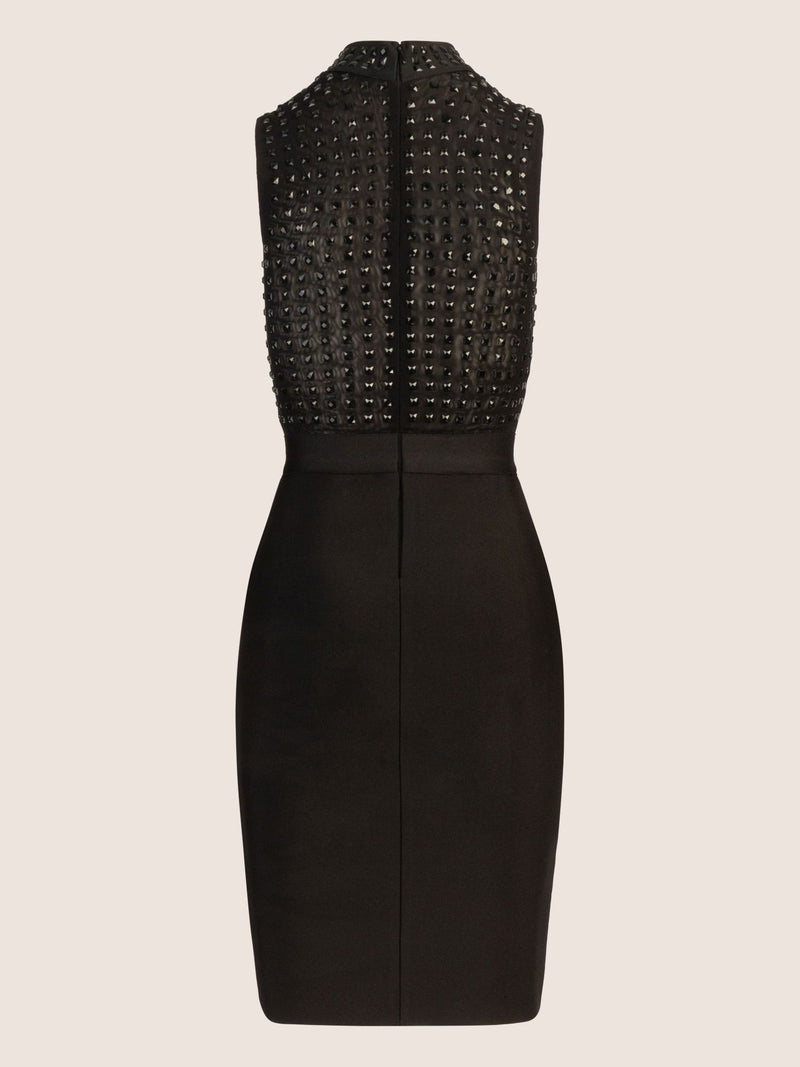 APART Kurzes Kleid mit Reißverschluss für figurnahe und elegante Outfits | schwarz