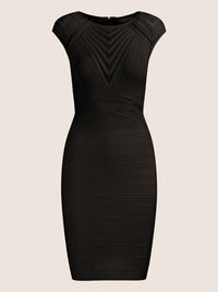 APART Kurzes Kleid mit Reißverschluss für elegantes Auftreten bei Events | schwarz