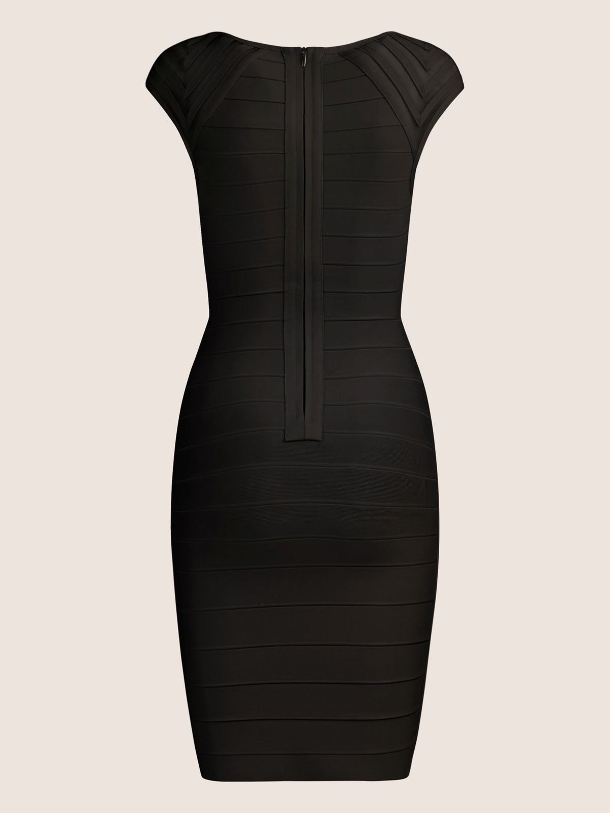 APART Kurzes Kleid mit Reißverschluss für elegantes Auftreten bei Events | schwarz