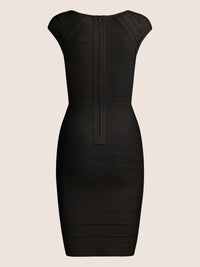 APART Kurzes Kleid mit Reißverschluss für elegantes Auftreten bei Events | schwarz