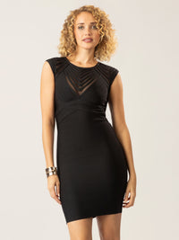 APART Kurzes Kleid mit Reißverschluss für elegantes Auftreten bei Events | schwarz