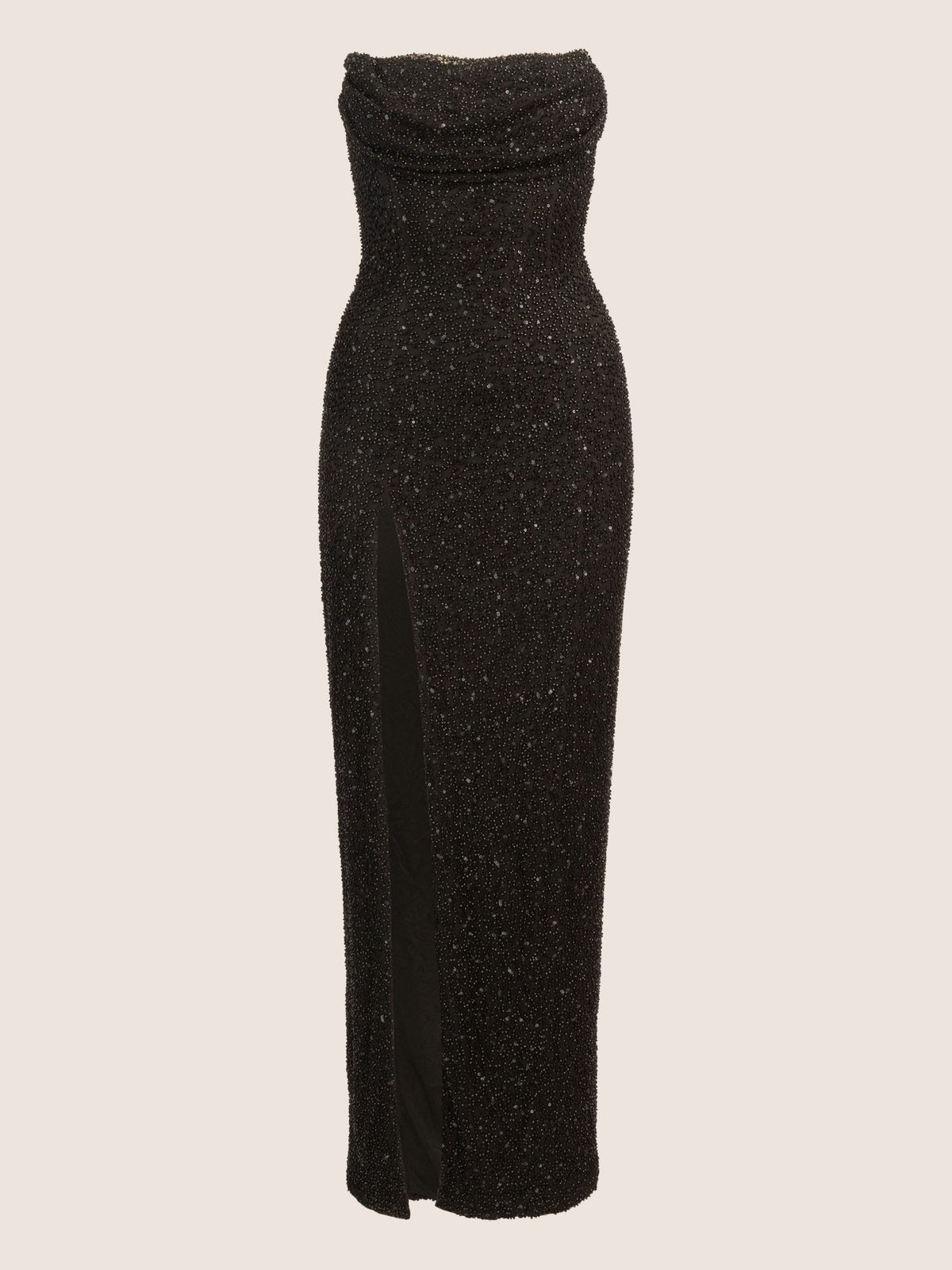 APART Langes Kleid mit Reißverschluss für eine elegante Passform im Alltag | schwarz