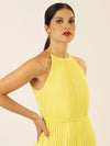APART Plisseeoverall im Neckholder-Stil | vanilla