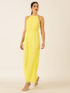 APART Plisseeoverall im Neckholder-Stil | vanilla