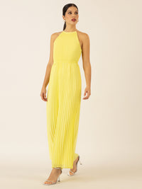 APART Plisseeoverall im Neckholder-Stil | vanilla