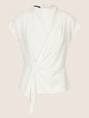APART Bluse mit angeschnittenem Kragen | creme