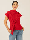 APART Bluse mit angeschnittenem Kragen | rot