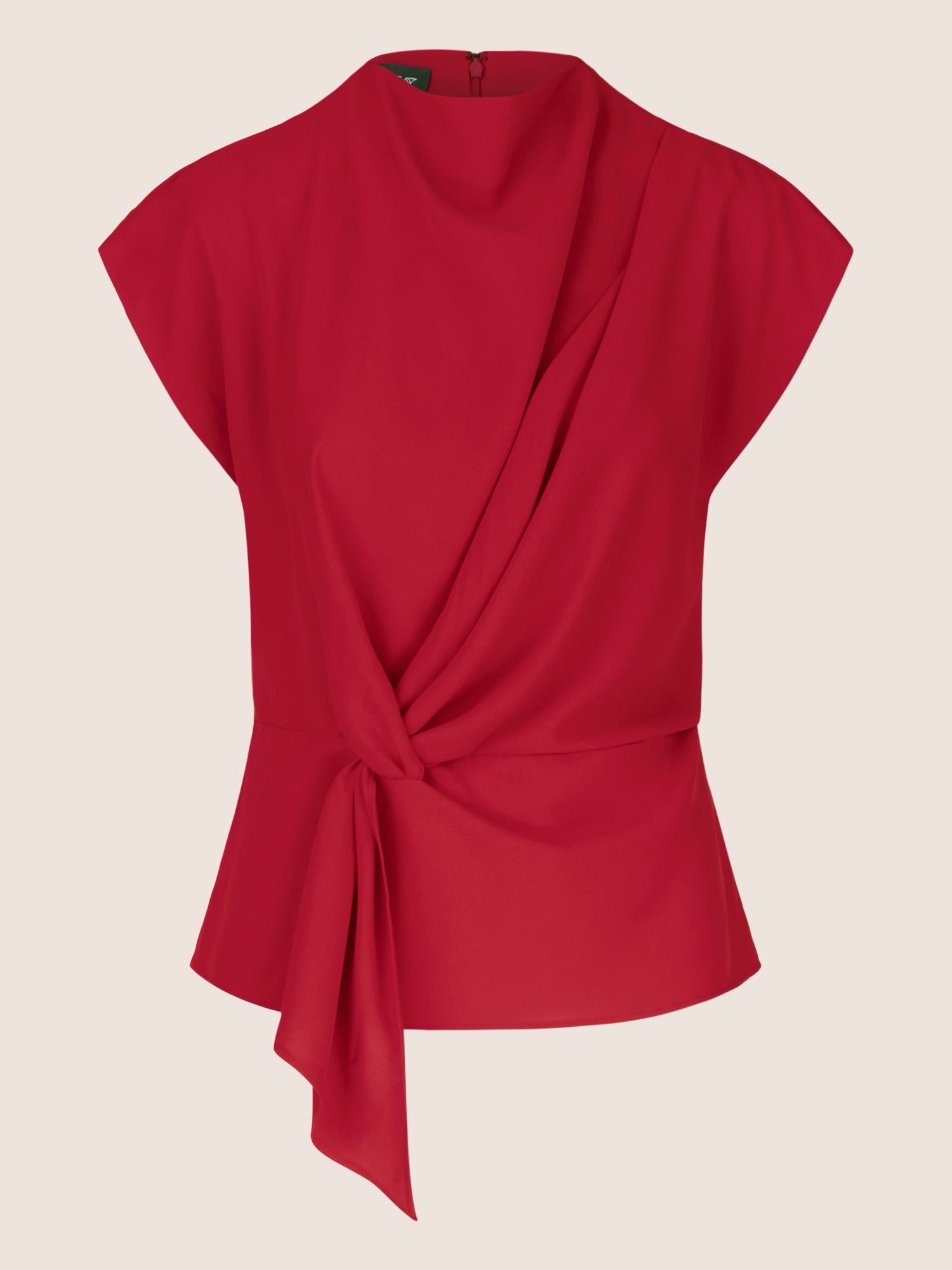 APART Bluse mit angeschnittenem Kragen | rot