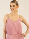 APART Abendkleid in 2in1 Optik | mauve
