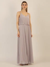 APART Abendkleid in 2in1 Optik | lavendel