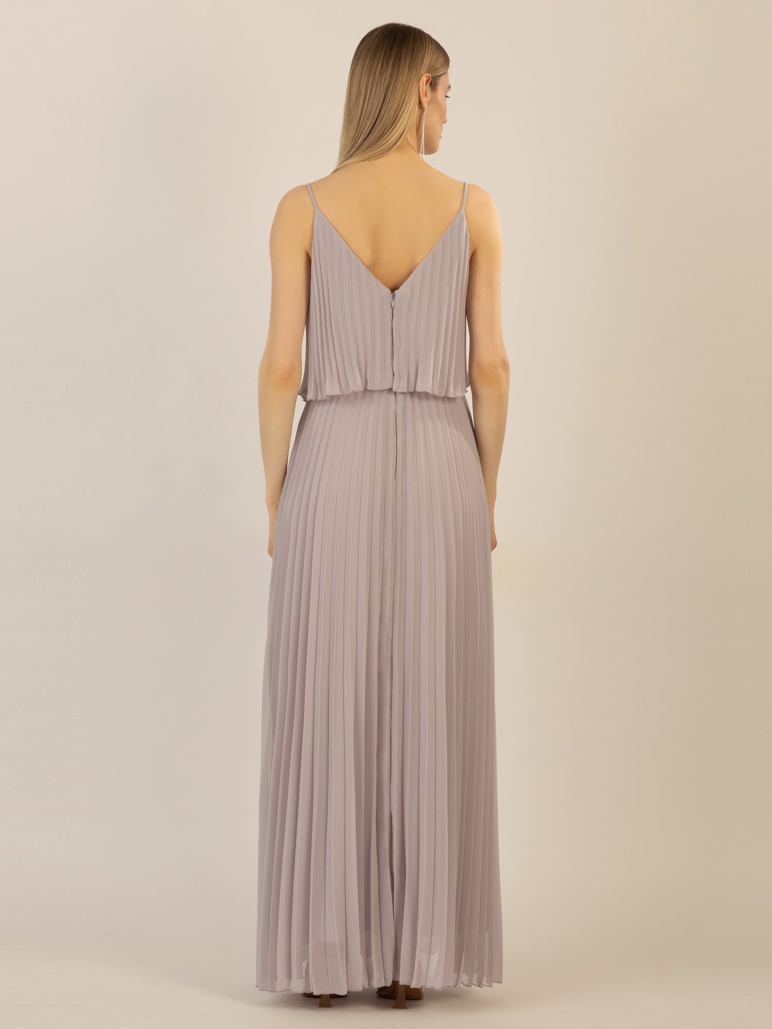 APART Abendkleid in 2in1 Optik | lavendel