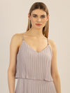 APART Abendkleid in 2in1 Optik | lavendel