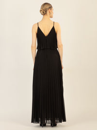 APART Abendkleid in 2in1 Optik | schwarz