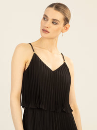 APART Abendkleid in 2in1 Optik | schwarz