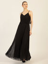 APART Abendkleid in 2in1 Optik | schwarz