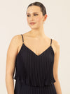 APART Abendkleid in 2in1 Optik | nachtblau
