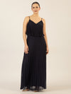 APART Abendkleid in 2in1 Optik | nachtblau