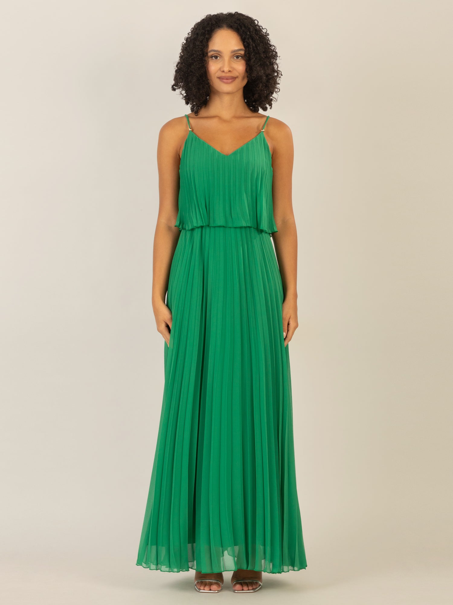 APART Abendkleid in 2in1 Optik | grün