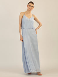 APART Abendkleid in 2in1 Optik | hellblau