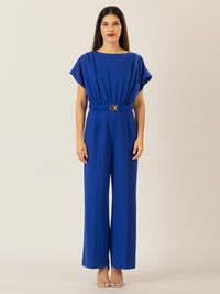 APART Overall aus einer leicht strukturieren, elastischen Jerseyware | royalblau