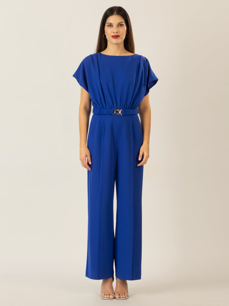 APART Overall aus einer leicht strukturieren, elastischen Jerseyware | royalblau
