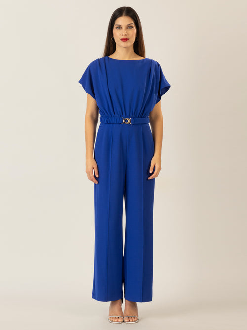 APART Overall aus einer leicht strukturieren, elastischen Jerseyware | royalblau image 1