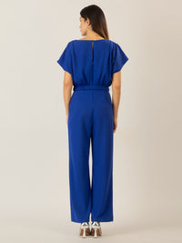 APART Overall aus einer leicht strukturieren, elastischen Jerseyware | royalblau