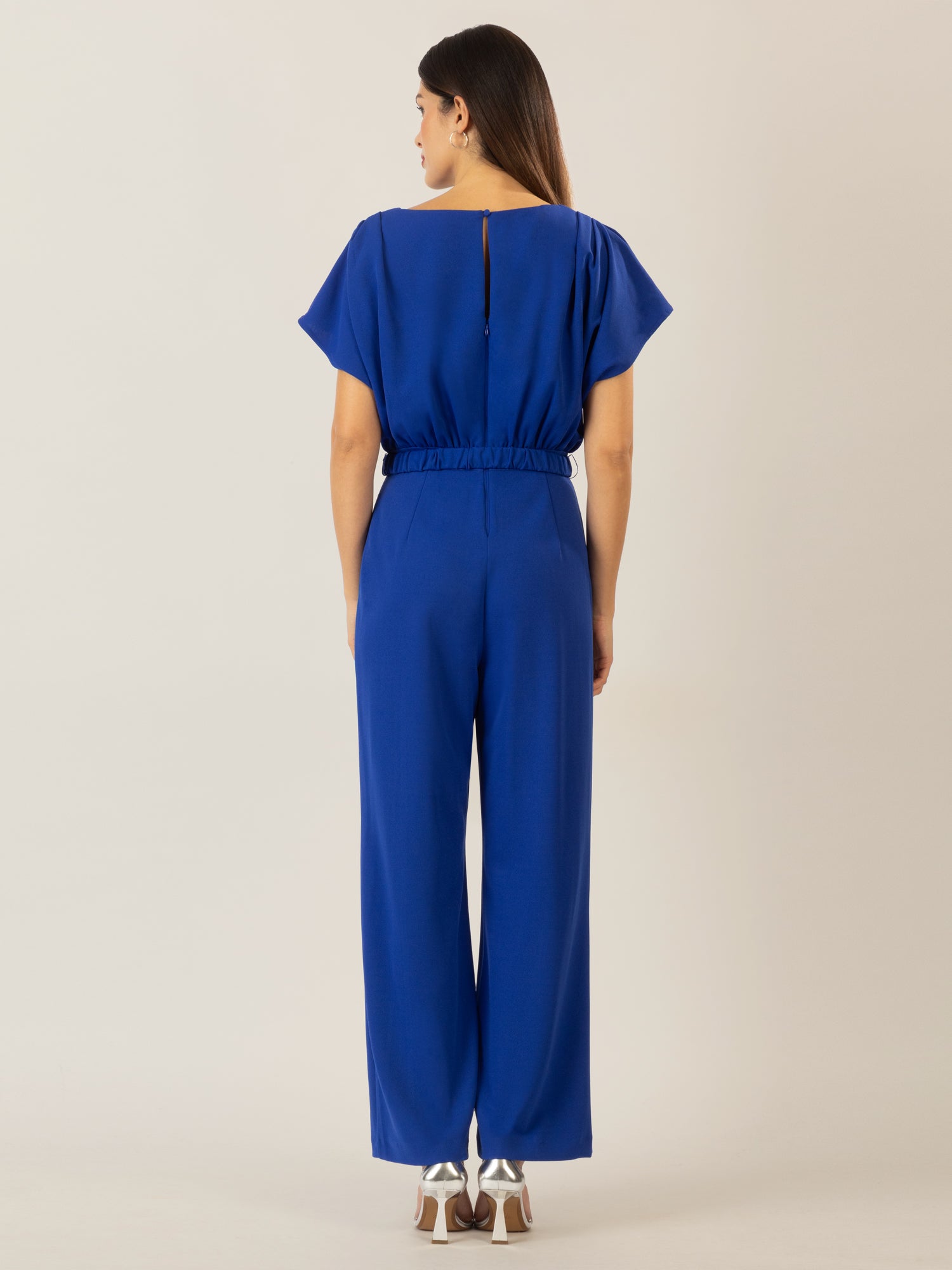 APART Overall aus einer leicht strukturieren, elastischen Jerseyware | royalblau