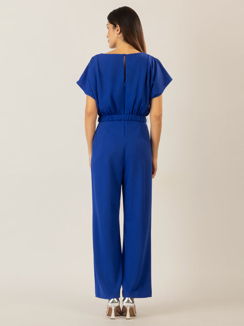 APART Overall aus einer leicht strukturieren, elastischen Jerseyware | royalblau image 1