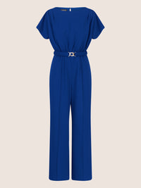 APART Overall aus einer leicht strukturieren, elastischen Jerseyware | royalblau