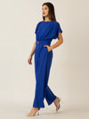 APART Overall aus einer leicht strukturieren, elastischen Jerseyware | royalblau