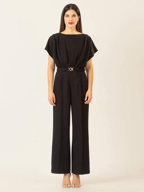 APART Overall aus einer leicht strukturieren, elastischen Jerseyware | schwarz image 1