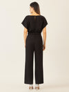 APART Overall aus einer leicht strukturieren, elastischen Jerseyware | schwarz